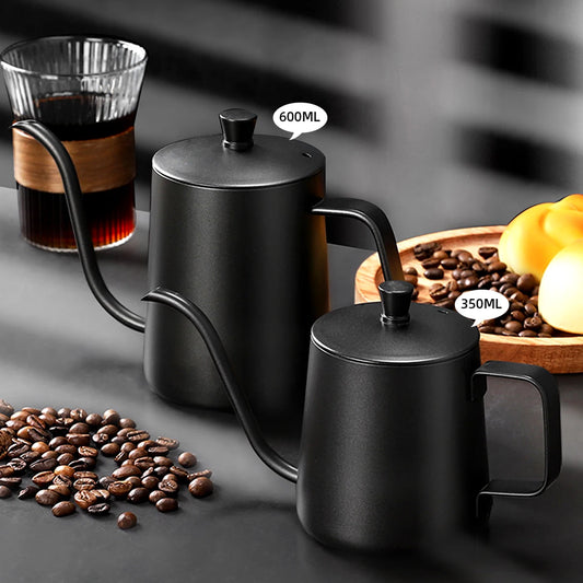 Gooseneck pour over coffee kettle 350ml stainless steel swan neck spout