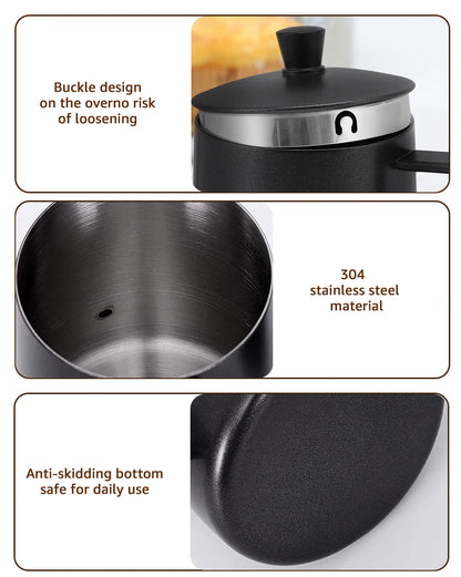 Swan neck kettle food grade 304 stainless steel corrosion resistant